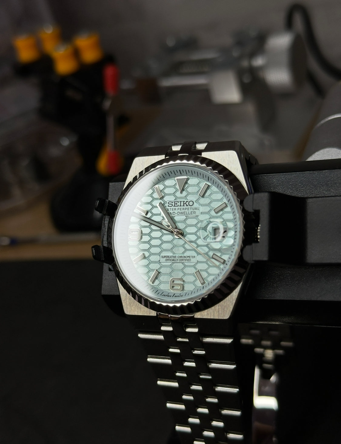 Seiko Land-Dweller Sky Blue