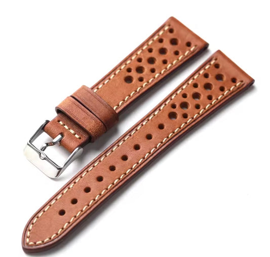 Correa piel perforada 20mm
