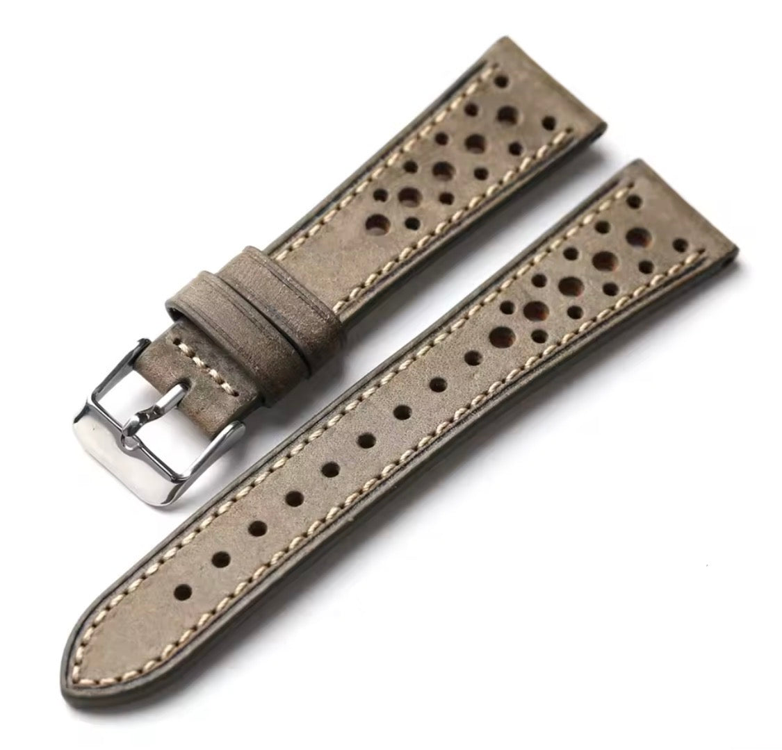 Correa piel perforada 20mm