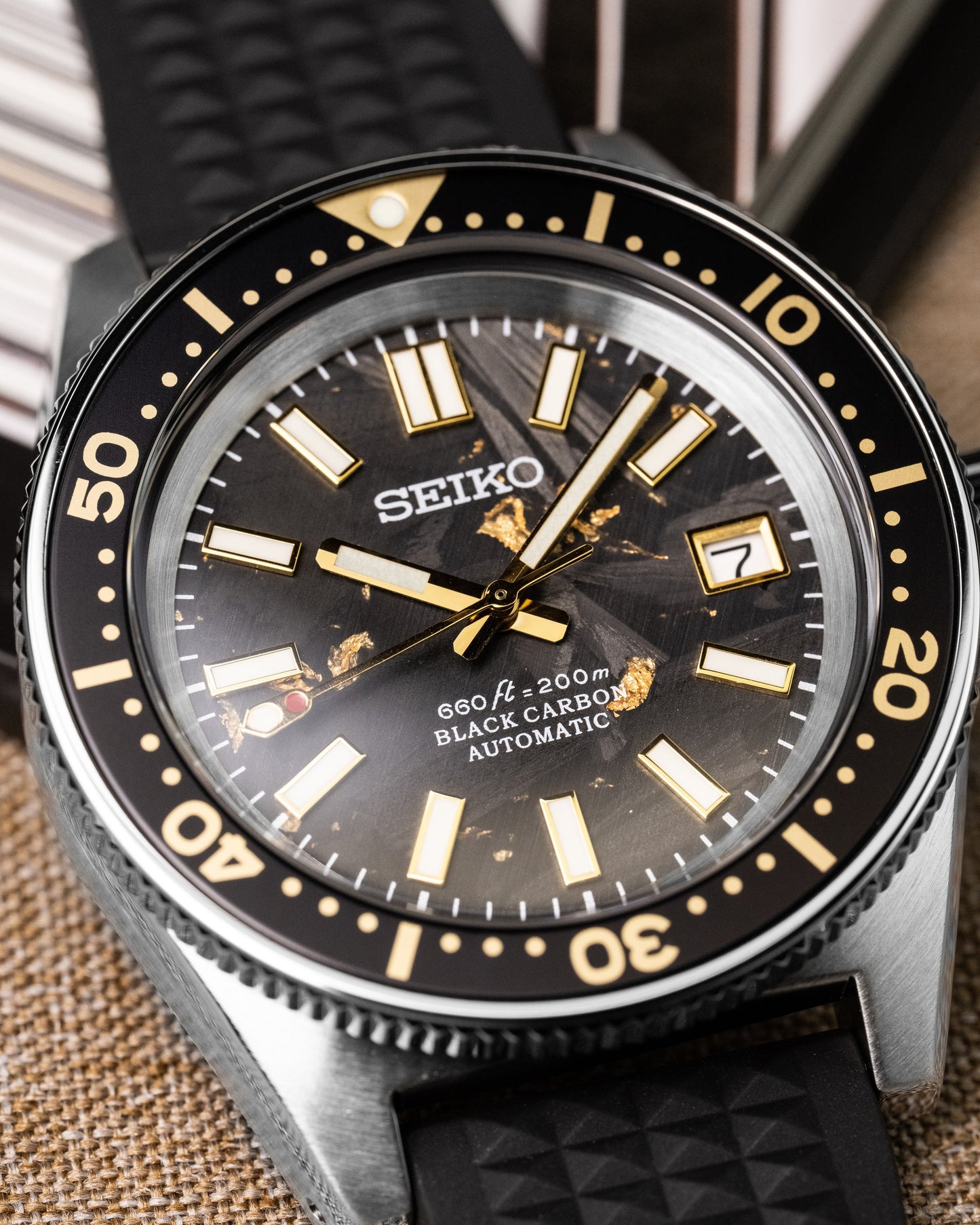 Seiko Carbon Gold